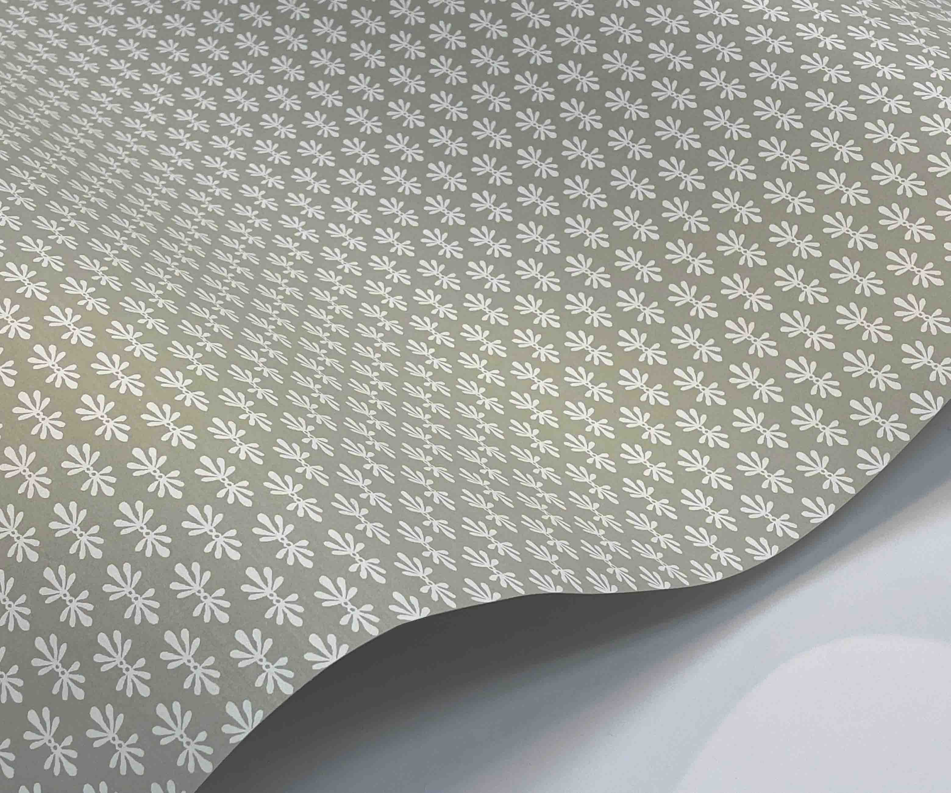 Petal Wallpaper - Grey & White - Image 3