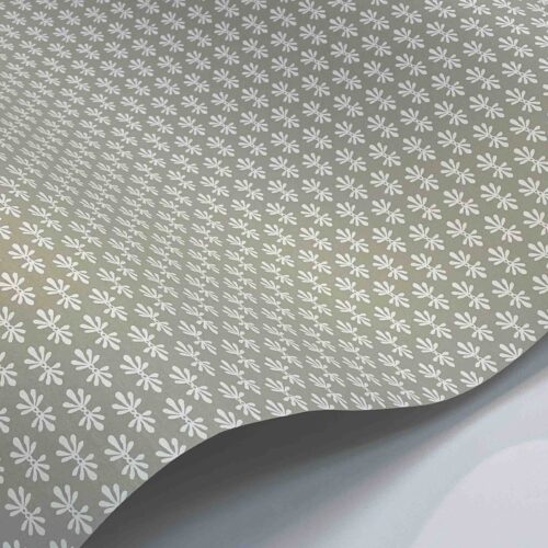 Alternative view of Petal Wallpaper Sample - Grey & White