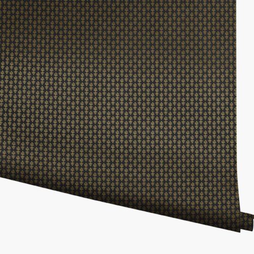 Petal Wallpaper - Black & Metallic Gold