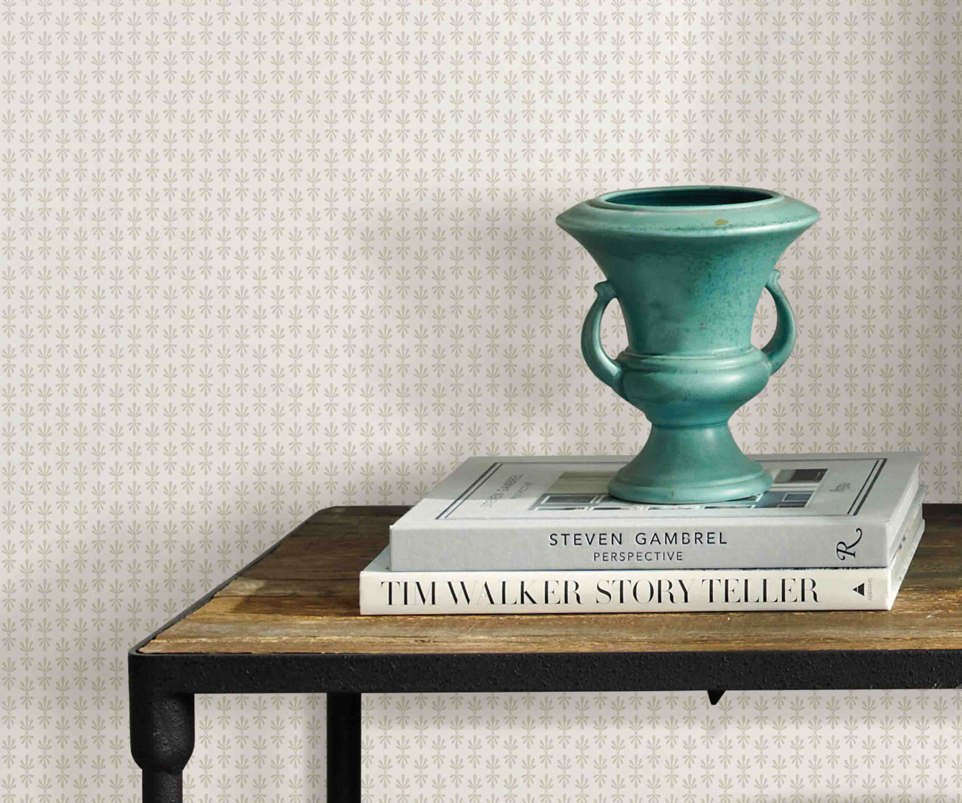 Petal Wallpaper - White & Linen - Image 4