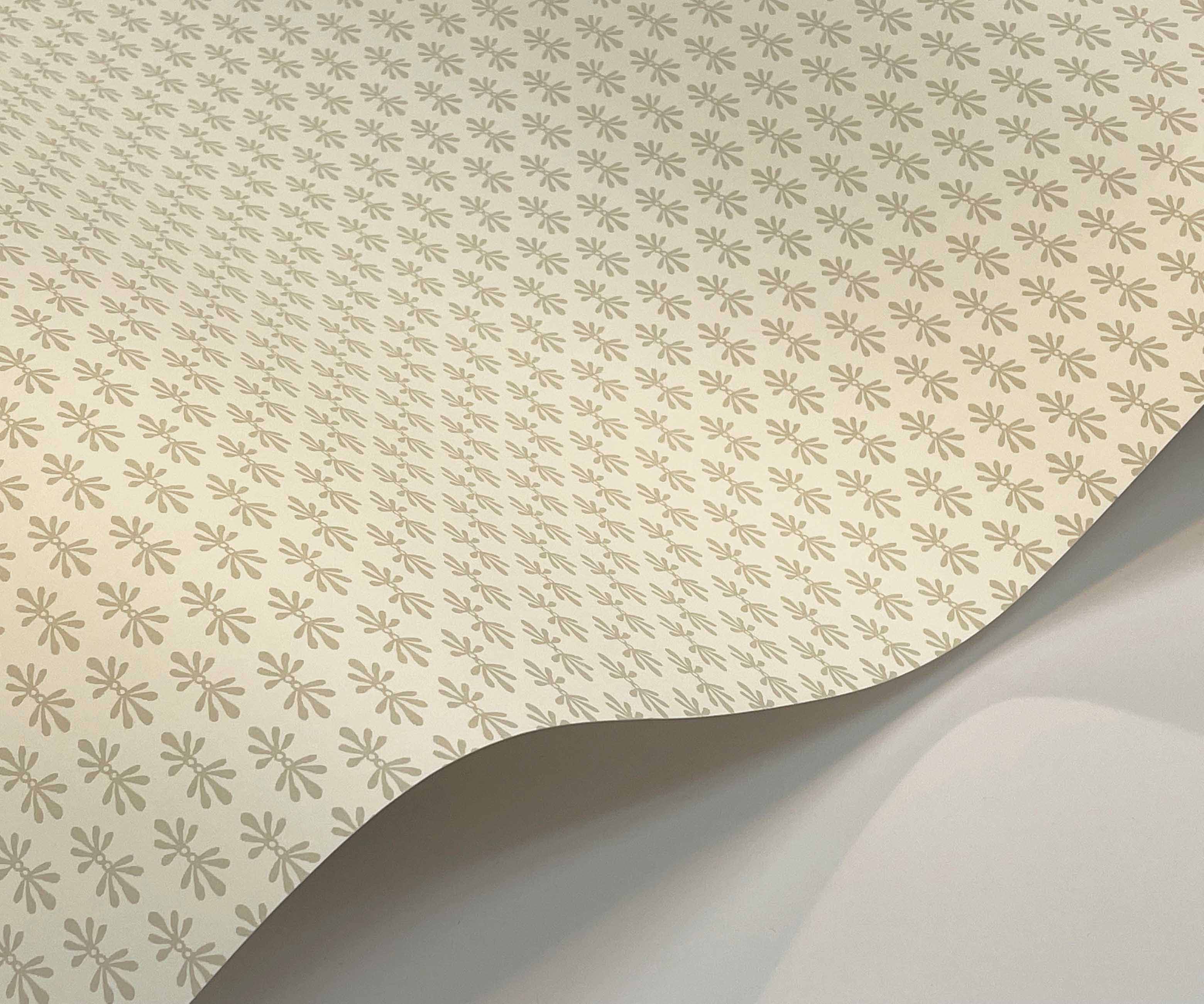 Petal Wallpaper - White & Linen - Image 3