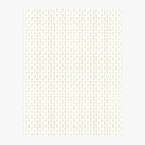 Petal Wallpaper Sample - White & Linen