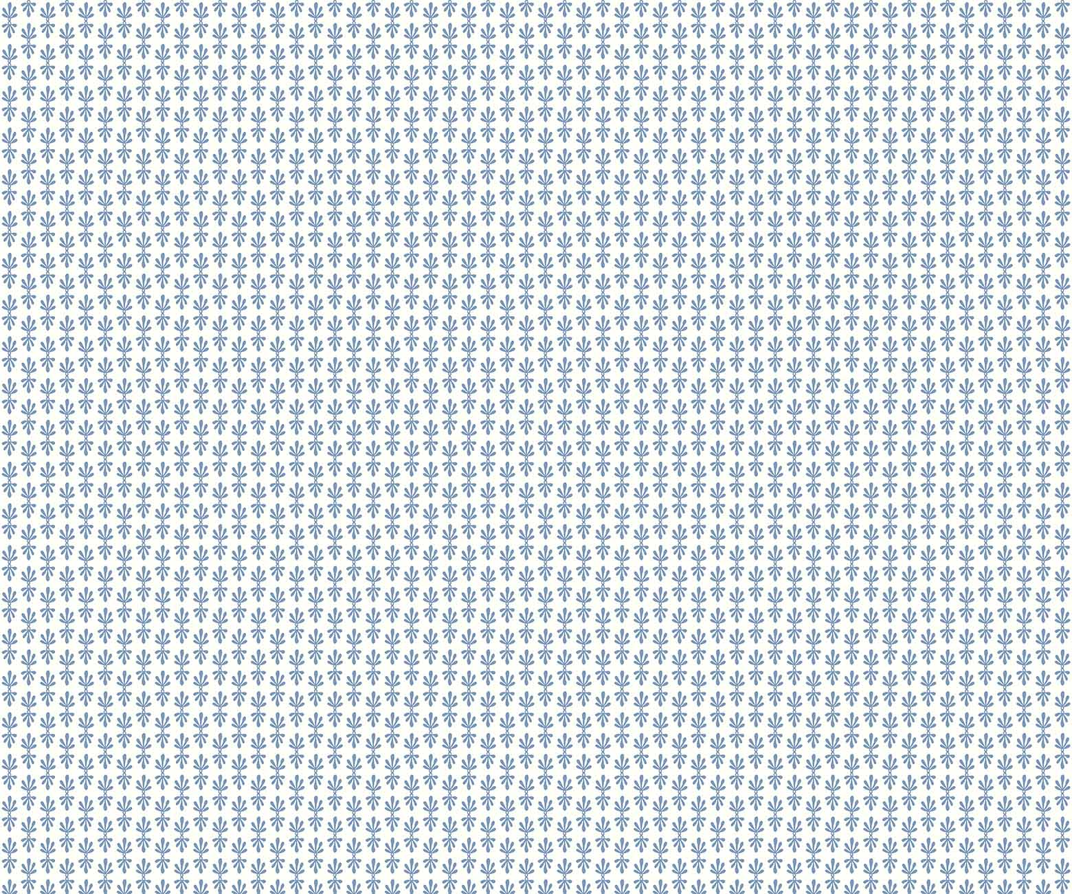 Petal Wallpaper - White & Blue - Image 2
