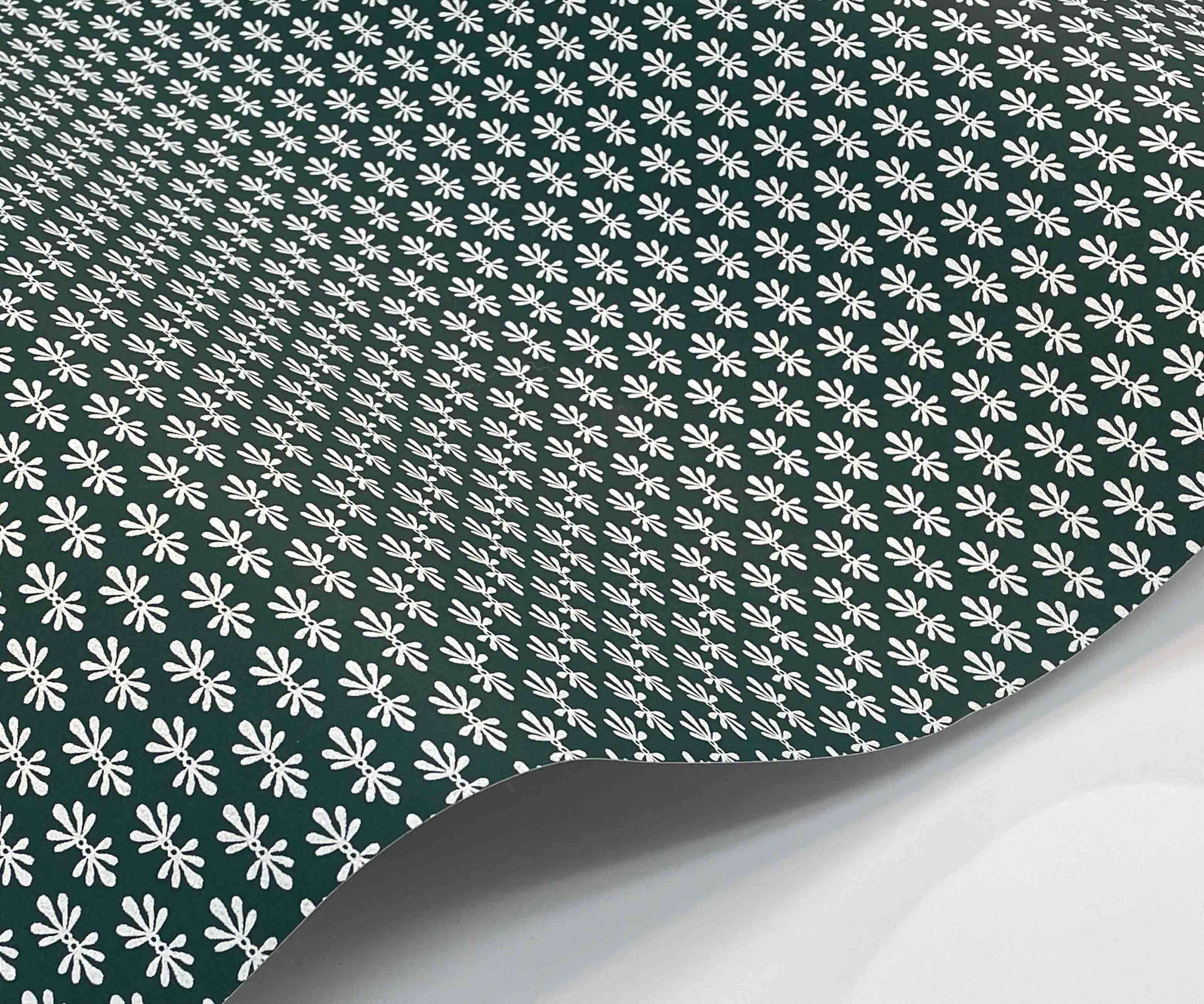 Petal Wallpaper - Teal & White - Image 3