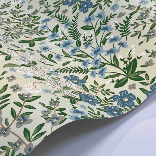 Alternative view of Wildwood Garden Wallpaper Sample - Linen