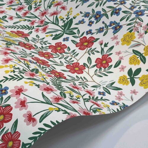 Alternative view of Wildwood Garden Wallpaper Sample - White