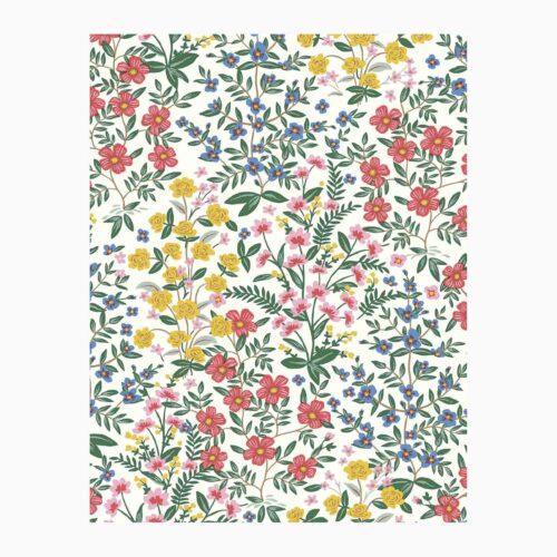 Wildwood Garden Wallpaper Sample - White