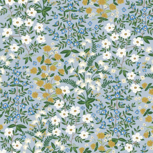 Alternative view of Wildwood Garden Wallpaper - Blue