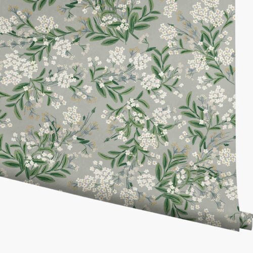 Cornflower Wallpaper - Grey