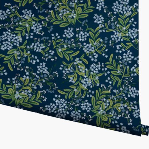 Cornflower Wallpaper - Navy