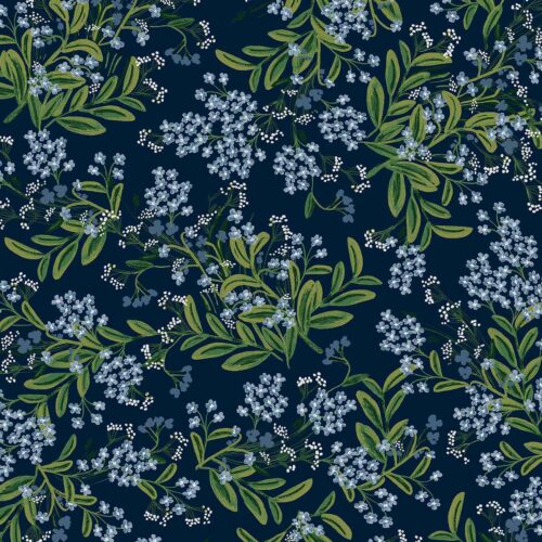 Alternative view of Cornflower Wallpaper - Navy