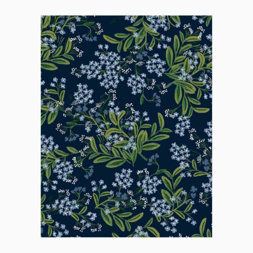 Cornflower Wallpaper Sample - Navy