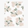 Hydrangea Wallpaper Sample - White & Blush