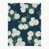 Hydrangea Wallpaper Sample - Teal