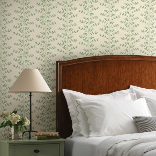 Alternative view of Climbing Vines Wallpaper - Linen