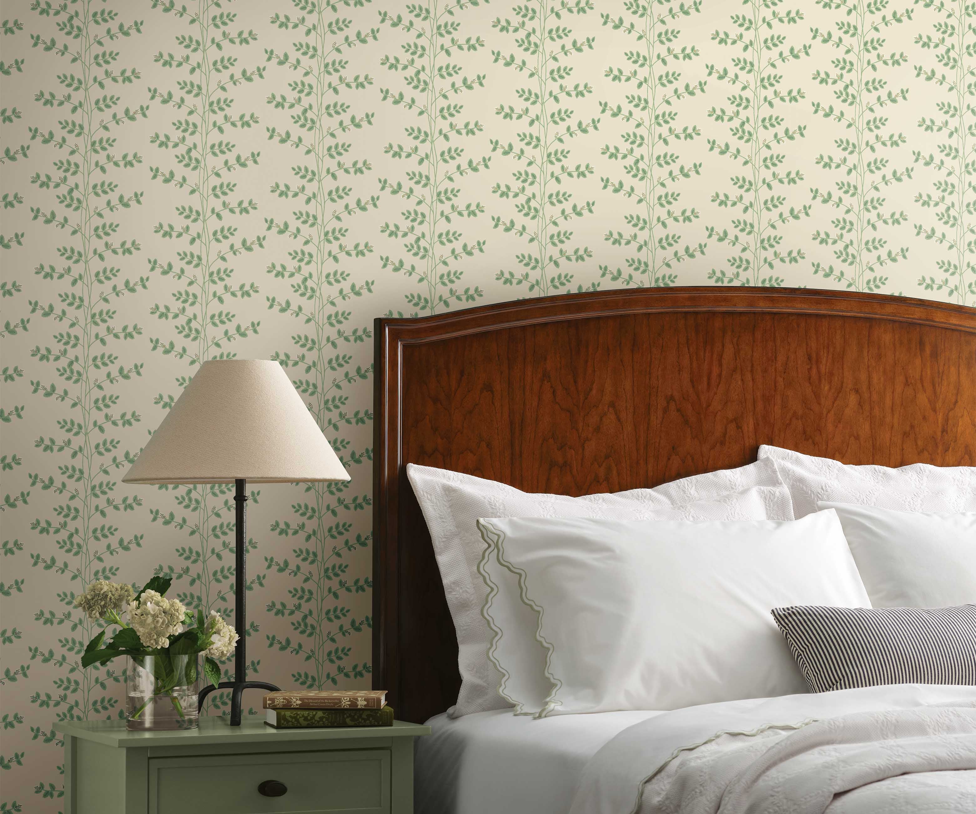 Climbing Vines Wallpaper - Linen - Image 2