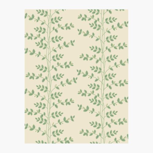 Climbing Vines Wallpaper Sample - Linen
