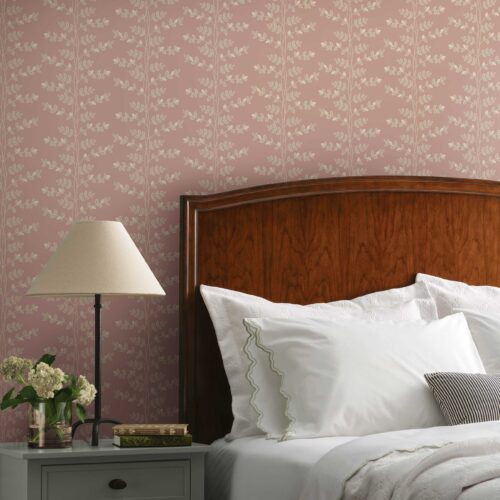 Alternative view of Climbing Vines Wallpaper - Rose