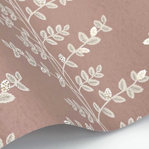 Alternative view of Climbing Vines Wallpaper Sample - Rose