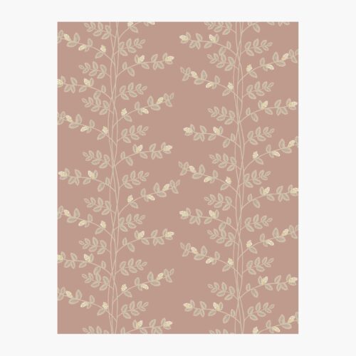 Climbing Vines Wallpaper Sample - Rose