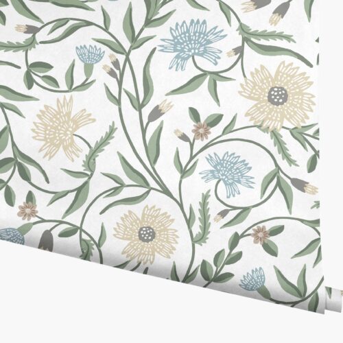 Aster Wallpaper - White