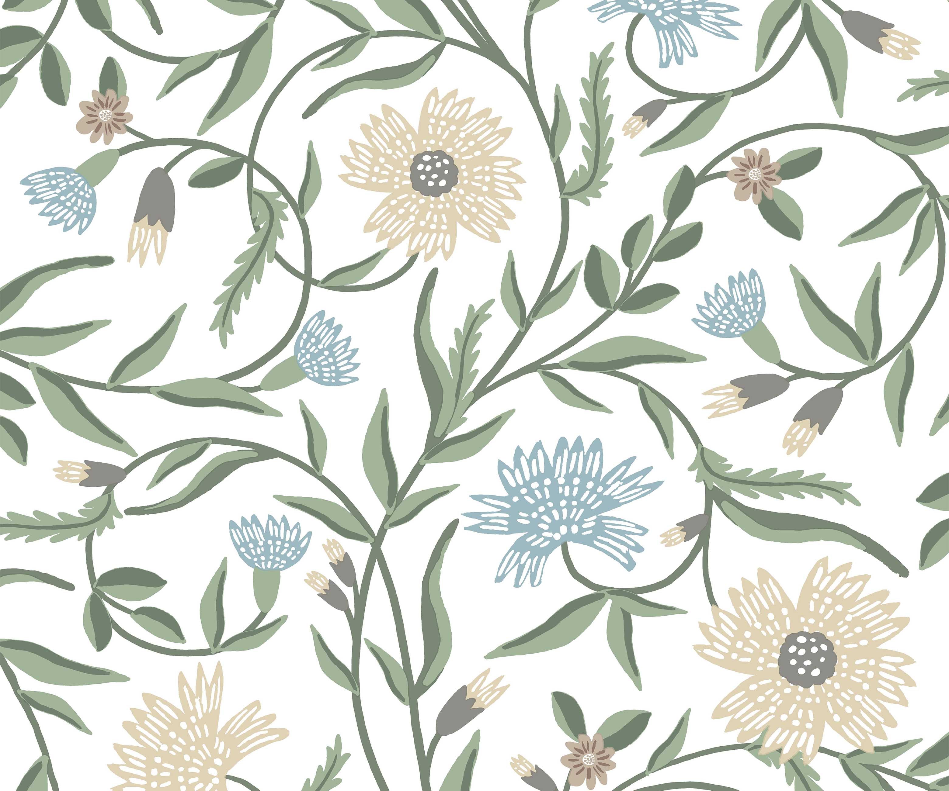 Aster Wallpaper - White - Image 3