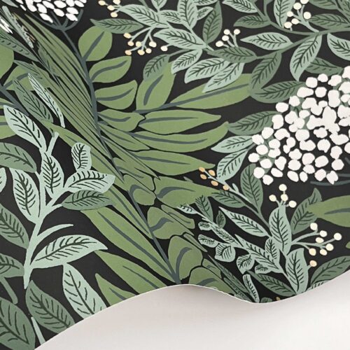 Alternative view of Highgrove Wallpaper Sample - Black