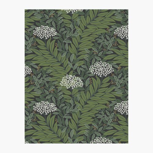 Highgrove Wallpaper Sample - Black