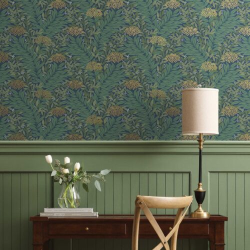Alternative view of Highgrove Wallpaper - Navy