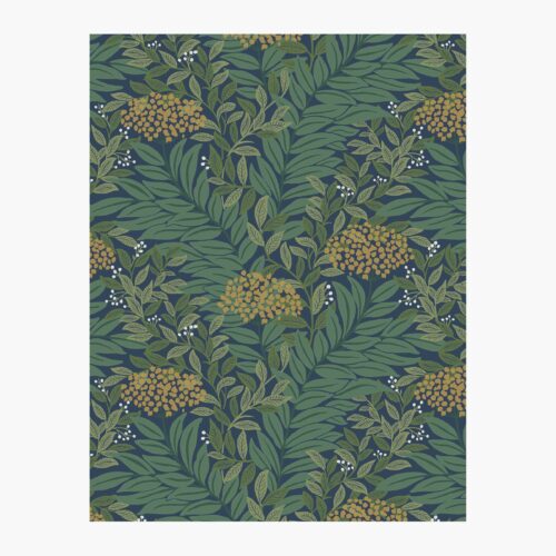 Highgrove Wallpaper Sample - Navy