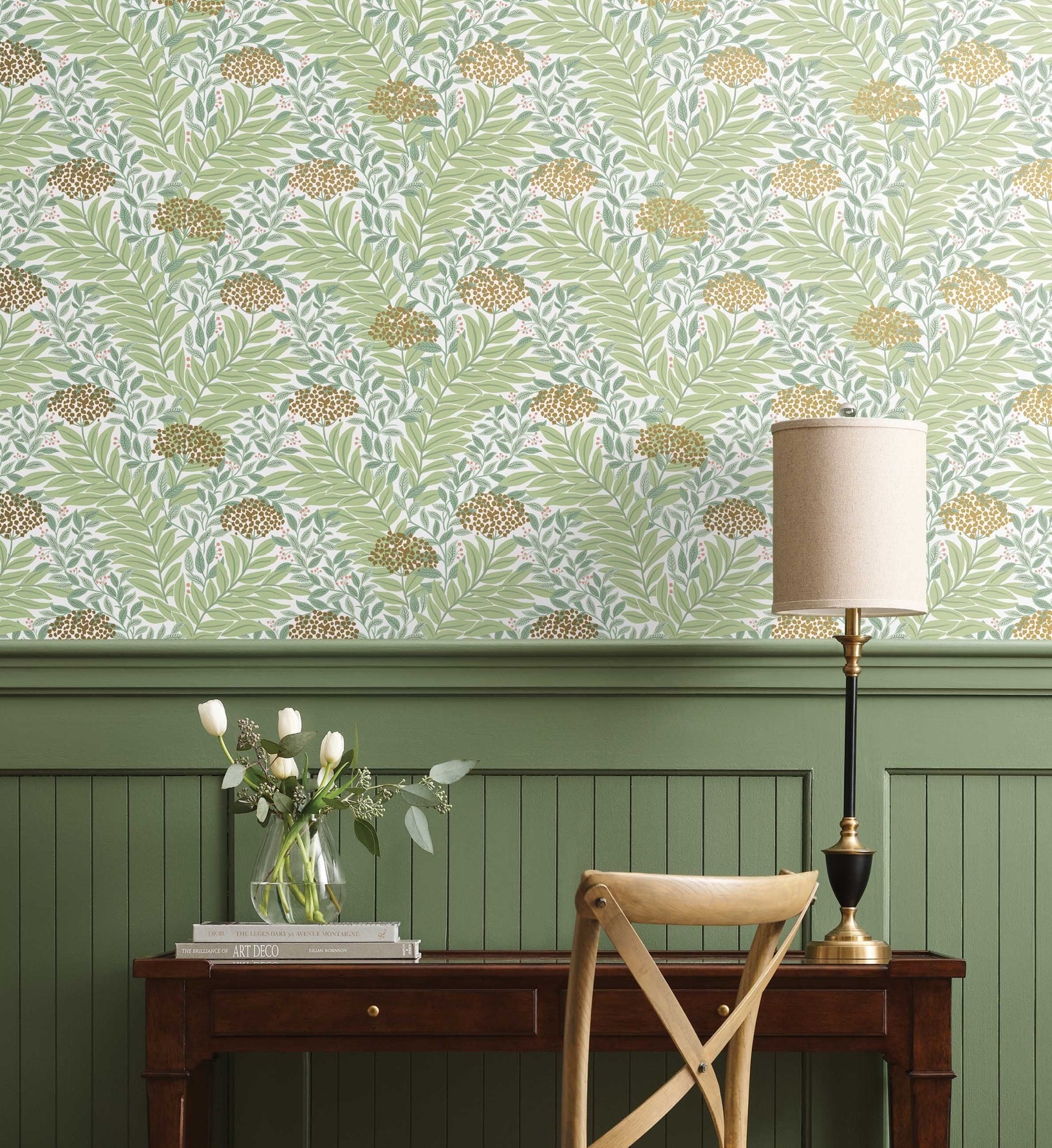 Highgrove Wallpaper - White - Image 2