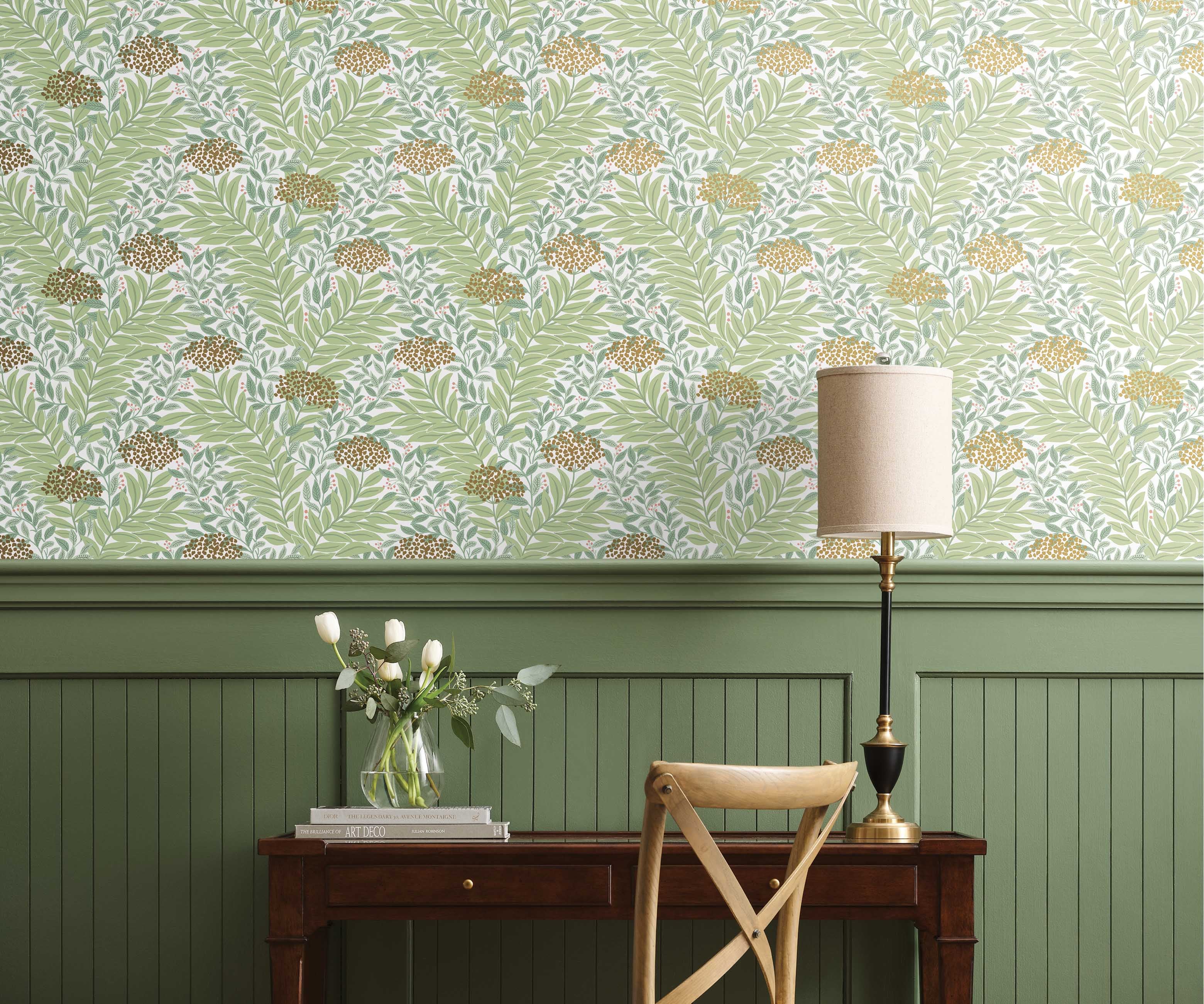 Highgrove Wallpaper Sample - White - Image 3