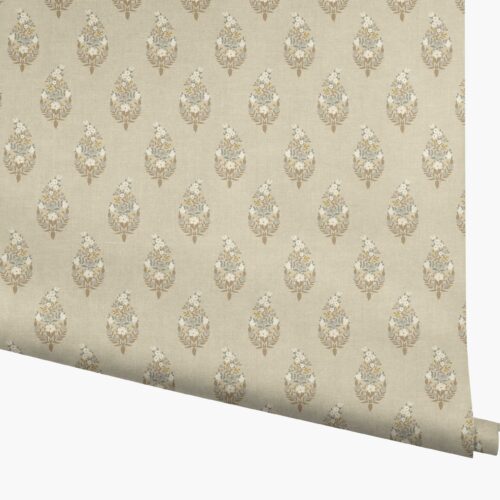Paisley Wallpaper - Linen