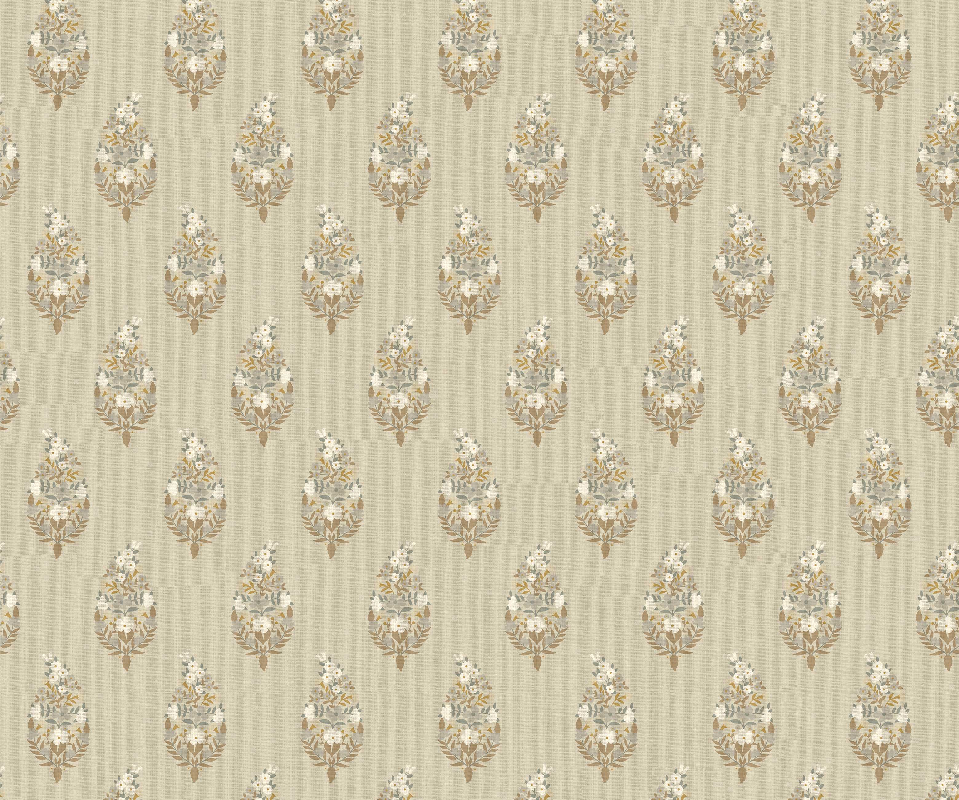 Paisley Wallpaper - Linen - Image 2
