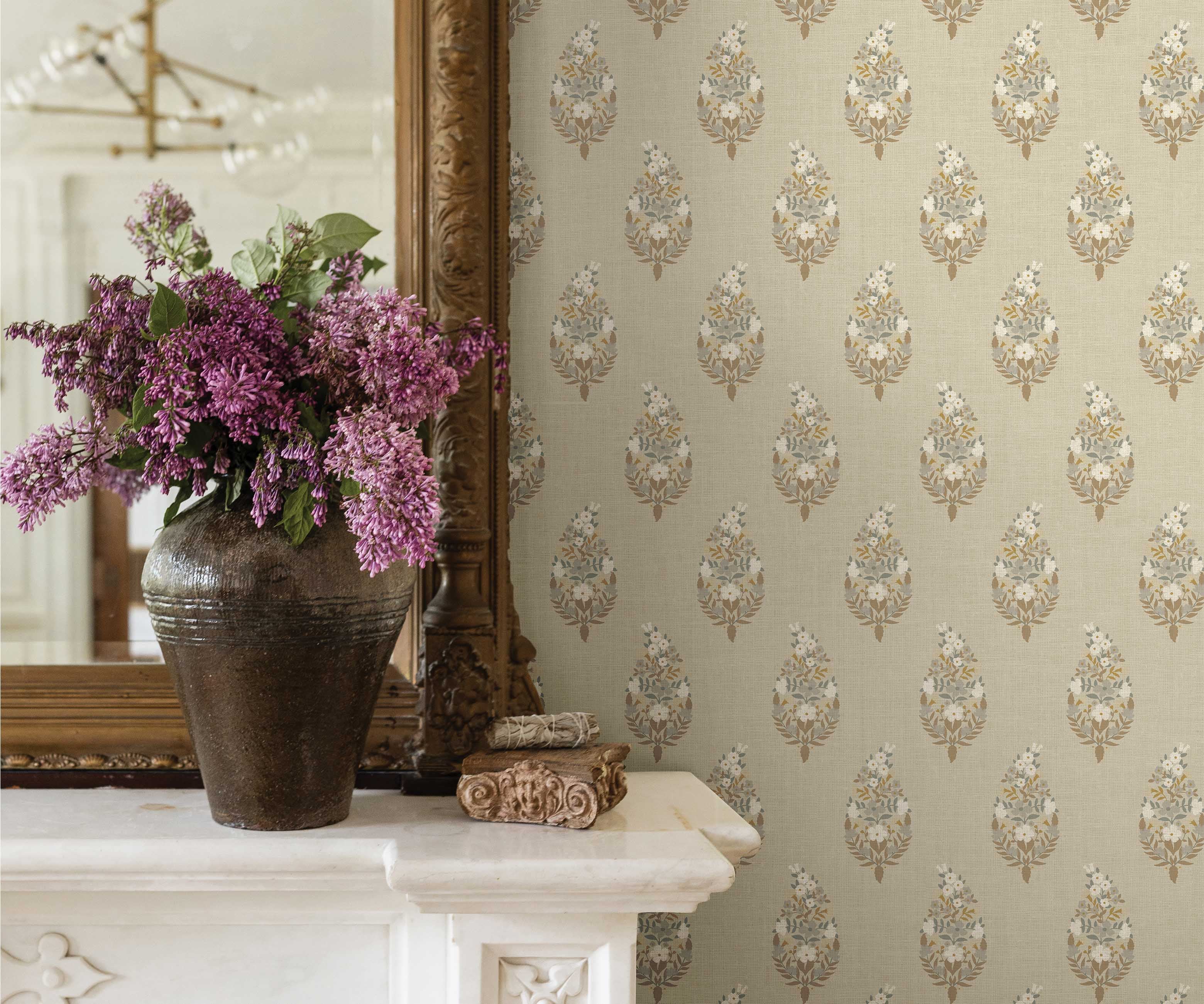 Paisley Wallpaper - Linen - Image 4