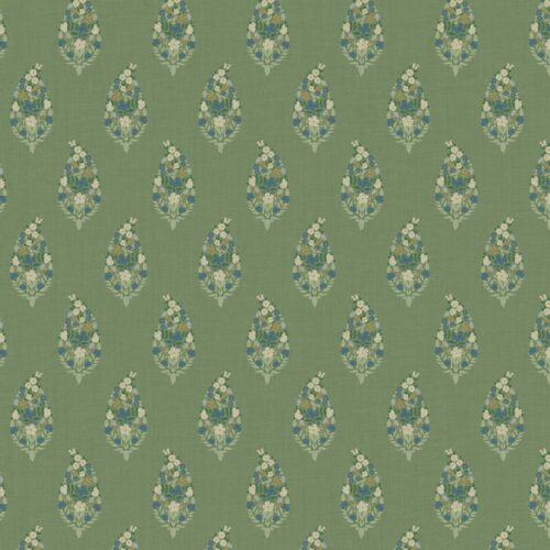 Alternative view of Paisley Wallpaper - Green