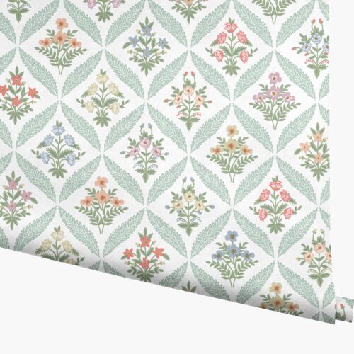 Estee Garden Wallpaper - Pastel Multi