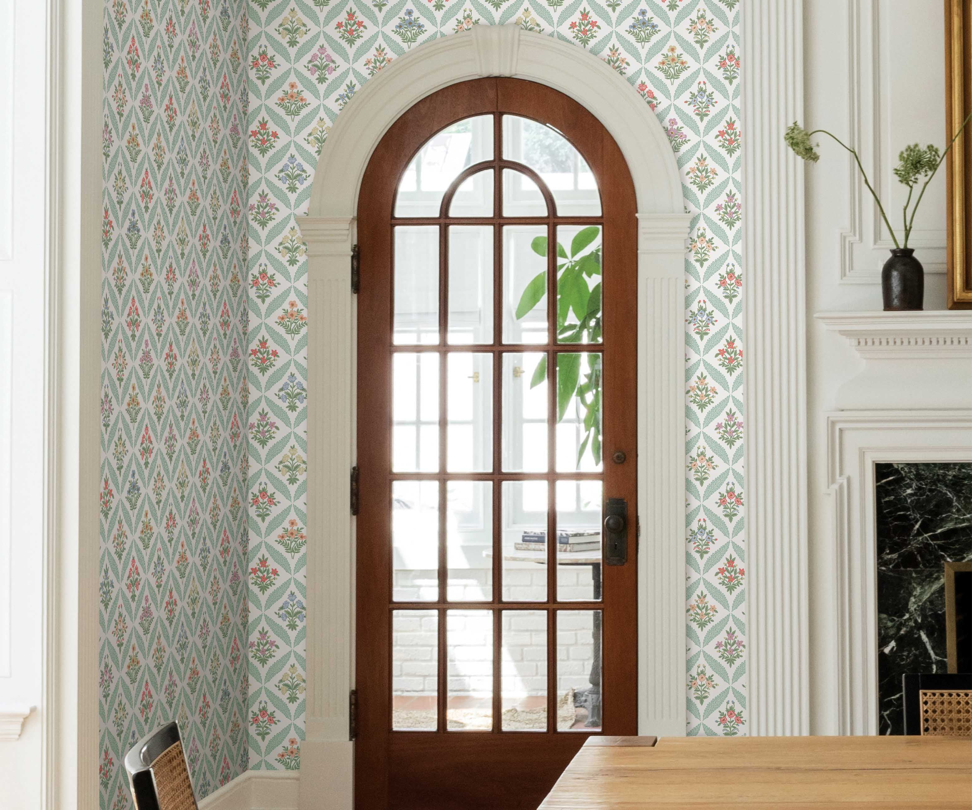 Estee Garden Wallpaper - Pastel Multi - Image 2