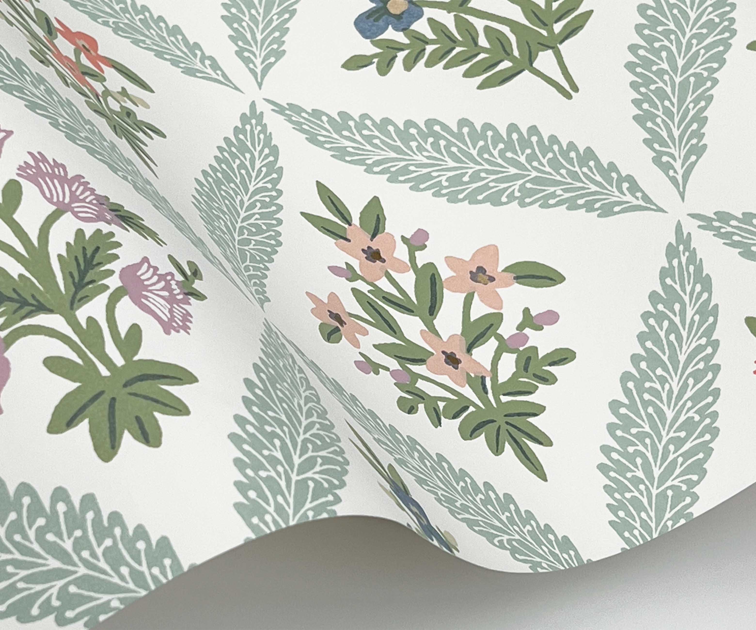 Estee Garden Wallpaper - Pastel Multi - Image 4