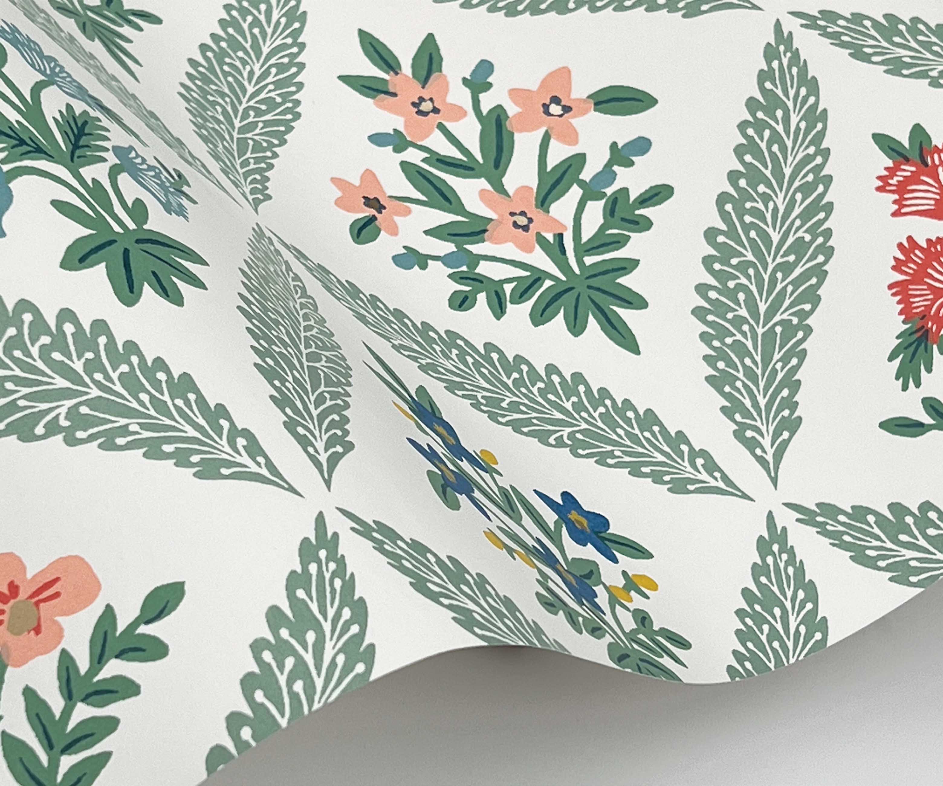 Estee Garden Wallpaper - Sage Multi - Image 3