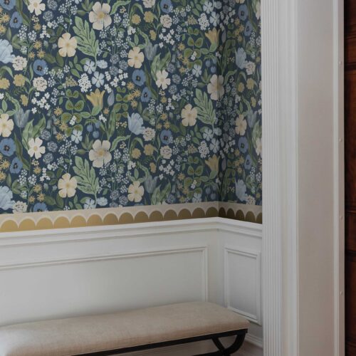 Alternative view of Blossom Wallpaper - Navy