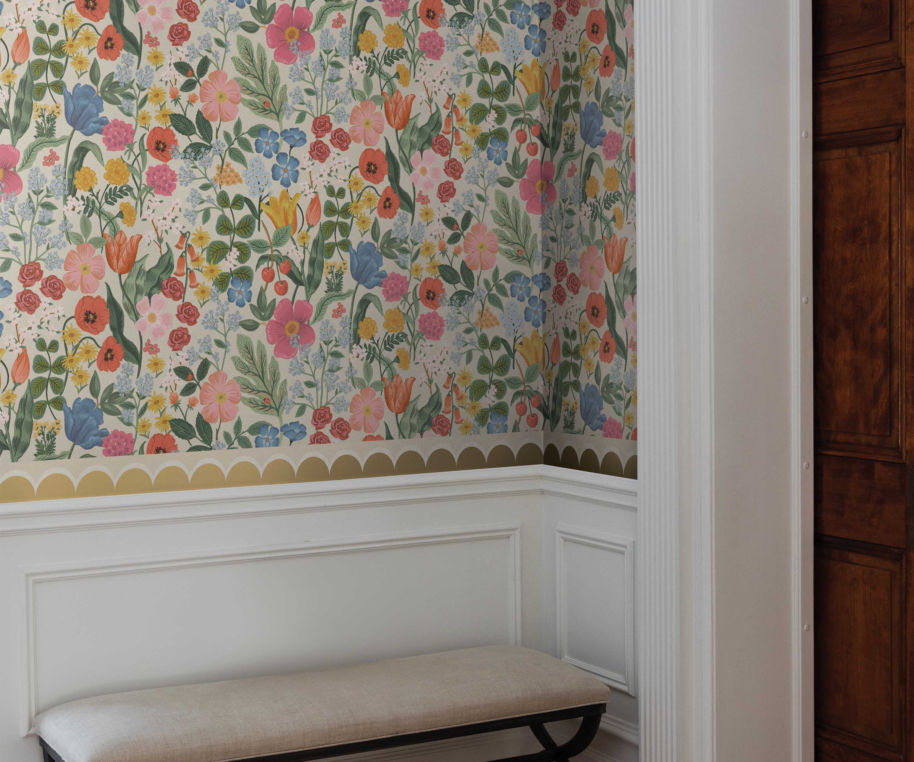Blossom Wallpaper - Cream - Image 2