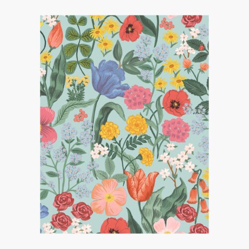 Blossom Wallpaper Sample - Light Blue