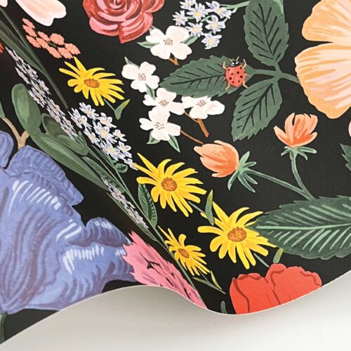 Alternative view of Blossom Wallpaper Sample - Black
