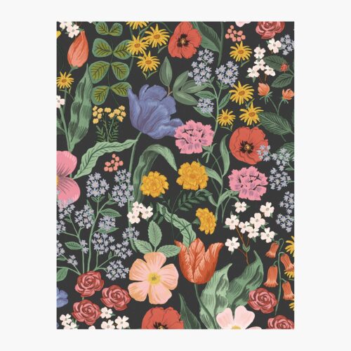 Blossom Wallpaper Sample - Black