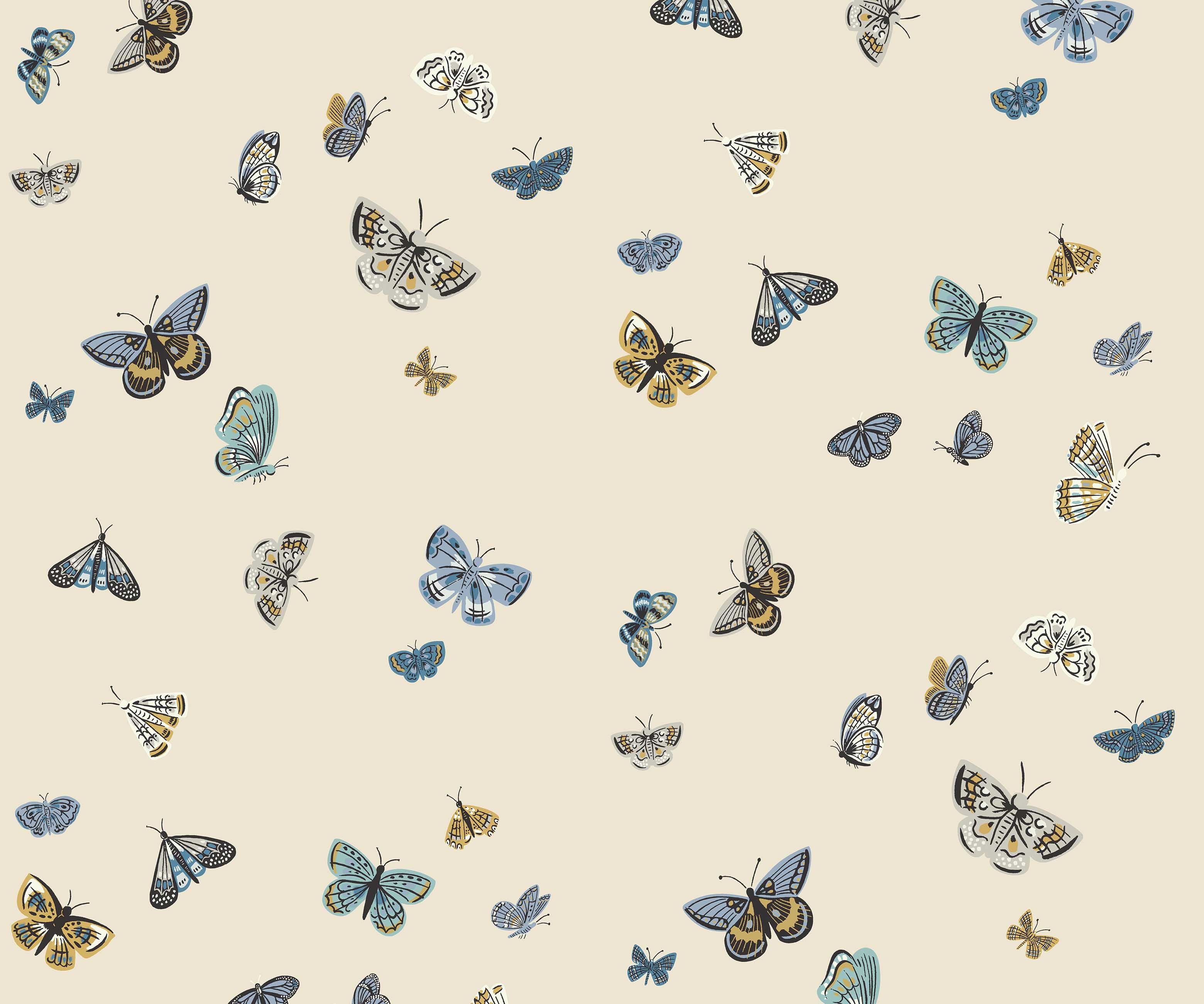 Butterfly House Wallpaper - Linen - Image 3