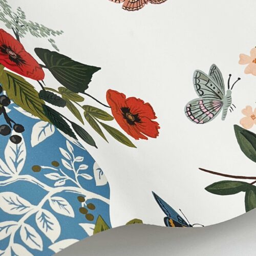 Alternative view of Flower Studies Wallpaper Sample - Bright Multi