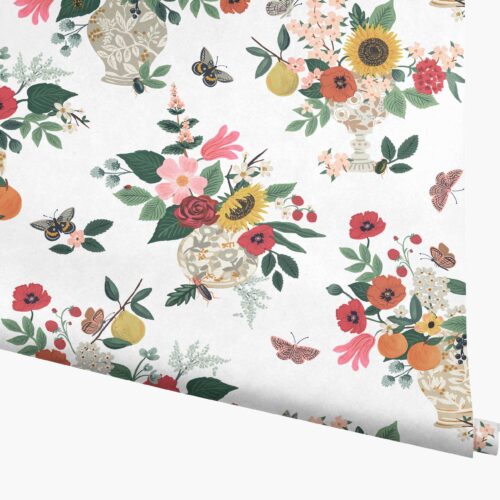 Flower Studies Wallpaper - Rose Multi