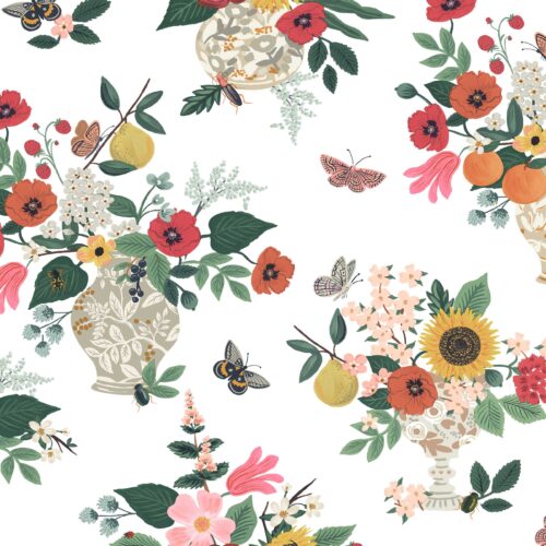 Alternative view of Flower Studies Wallpaper - Rose Multi