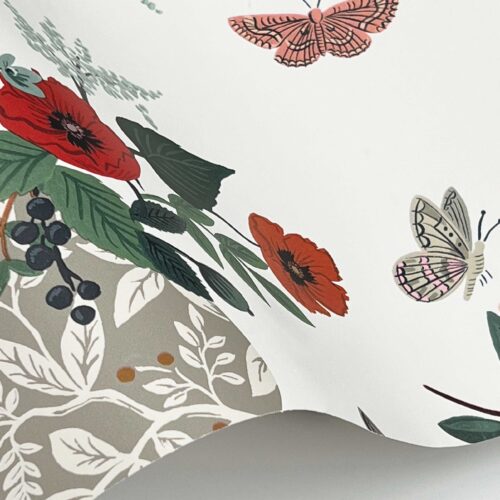 Alternative view of Flower Studies Wallpaper Sample - Rose Multi